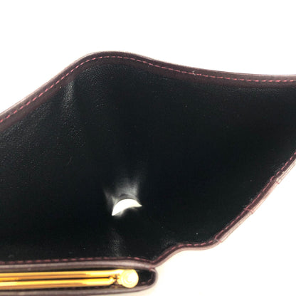 GIVENCHY 標誌扣緊湊型皮夾 棕色 復古 舊款 gk648r