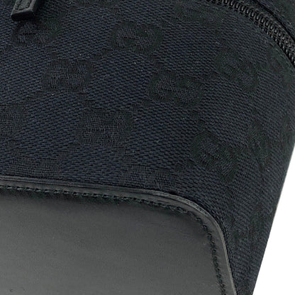 GUCCI GG canvas Mini Handbag Vanitybag Pouch Black Vintage OldGucci ztmcdw