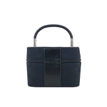 GUCCI GG canvas Mini Handbag Vanitybag Pouch Black Vintage OldGucci ztmcdw