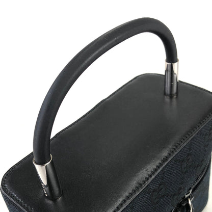 GUCCI GG canvas Mini Handbag Vanitybag Pouch Black Vintage OldGucci ztmcdw
