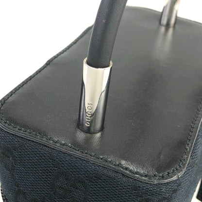 GUCCI GG canvas Mini Handbag Vanitybag Pouch Black Vintage OldGucci ztmcdw