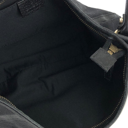 GUCCI GG canvas Horsebit Hobo bag Handbag Black Vintage Old Gucci tfaubm