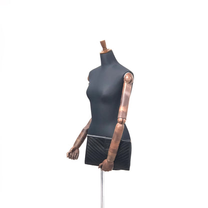 Yves Saint Laurent YSL logo Chevron Clutch bag Black Vintage Old uak8jj