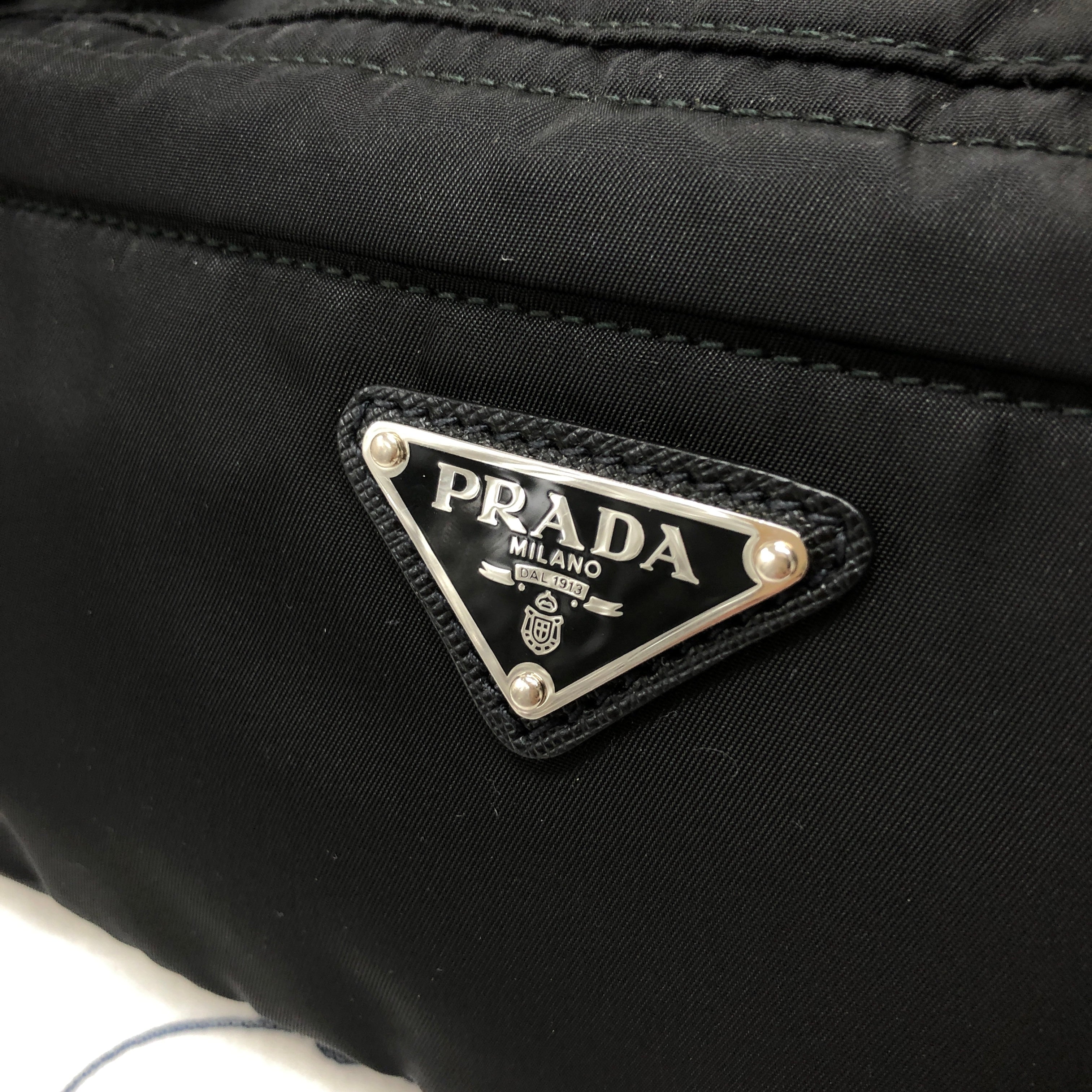 Prada logo bag online