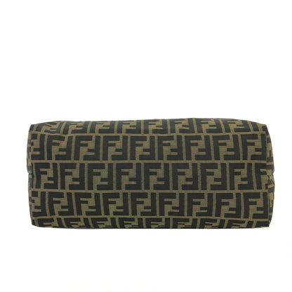 FENDI Zucca 提花手提包棕色舊復古 rrd48i