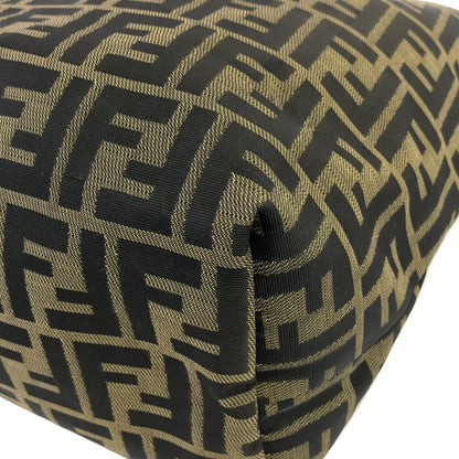 FENDI Zucca 提花手提包棕色舊復古 rrd48i