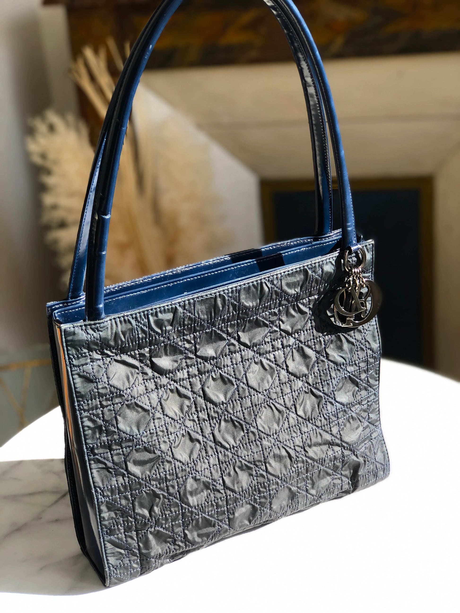 Dior Vintage - Nylon Malice Pearl Shoulder Bag - Black - Leather Handbag -  Luxury High Quality - Avvenice