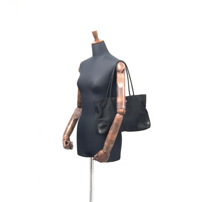 PRADA Nylon Tote bag Black Vintage Old ktuj8d