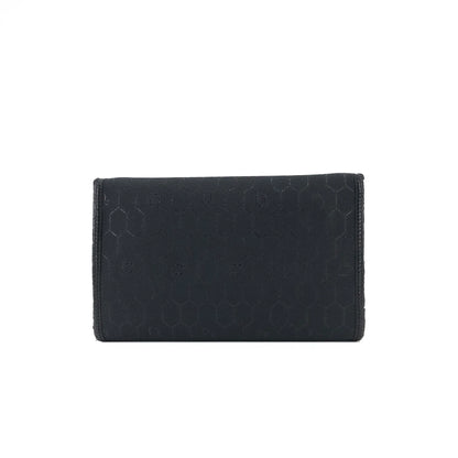 Christian Dior Logo Honeycomb Pattern Chain Crossbody Shoulderbag Black Vintage Old 8ydyef