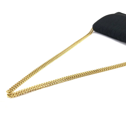 Christian Dior Logo Trotter Chain Crossbody Shoulderbag pochette Black Vintage Old 2kke8i