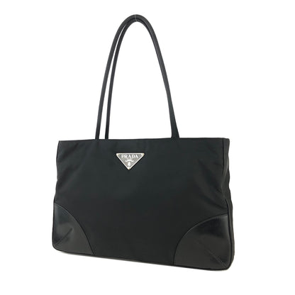 PRADA Nylon Tote bag Black Vintage Old ktuj8d