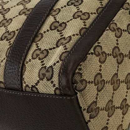 GUCCI GG canvas Mini Bostonbag Handbag Brown Vintage Old GUCCI ky3f8p
