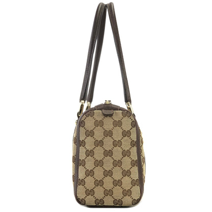 GUCCI GG canvas Mini Bostonbag Handbag Brown Vintage Old GUCCI ky3f8p