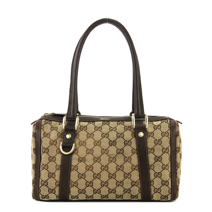 GUCCI GG canvas Mini Bostonbag Handbag Brown Vintage Old GUCCI ky3f8p