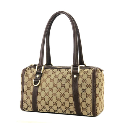 GUCCI GG canvas Mini Bostonbag Handbag Brown Vintage Old GUCCI ky3f8p