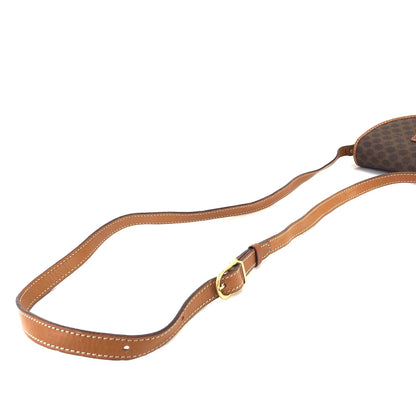 CELINE Macadam Crossbody Shoulder bag Brown Vintage Old CELINE zad5df