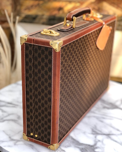 CELINE C Macadam Trunk 公事包 棕色 復古 舊款 CELINE bru4g6