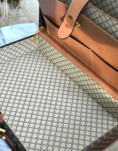 CELINE C Macadam Trunk 公事包 棕色 復古 舊款 CELINE bru4g6