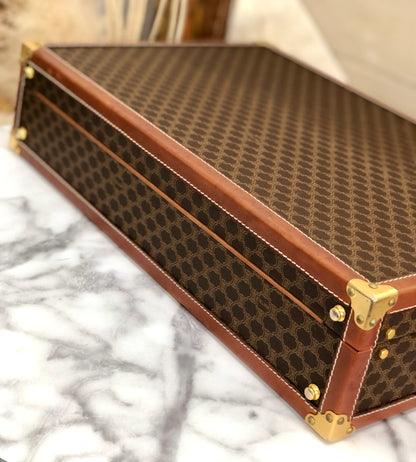 CELINE C Macadam Trunk 公事包 棕色 復古 舊款 CELINE bru4g6