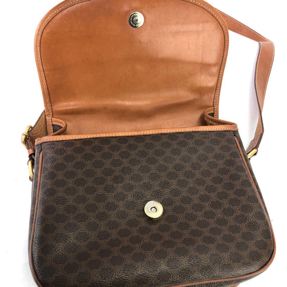 CELINE Macadam Shoulderbag Starball Brown Vintage Old CELINE nwwxxa