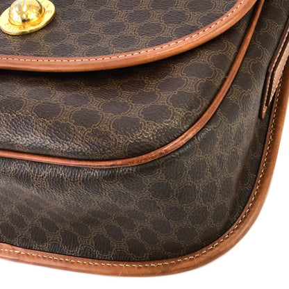 CELINE Macadam Shoulderbag Starball Brown Vintage Old CELINE nwwxxa