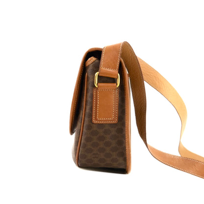 CELINE Macadam Shoulderbag Starball Brown Vintage Old CELINE nwwxxa