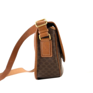 CELINE Macadam Shoulderbag Starball Brown Vintage Old CELINE nwwxxa