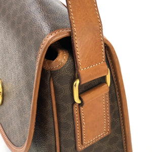 CELINE Macadam Shoulderbag Starball Brown Vintage Old CELINE nwwxxa