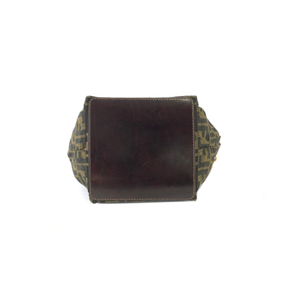 FENDI Zucca Jacquard mini small Shoulder bag Brown Vintage Old vgfz8s