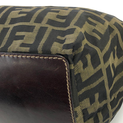 FENDI Zucca Jacquard mini small Shoulder bag Brown Vintage Old vgfz8s