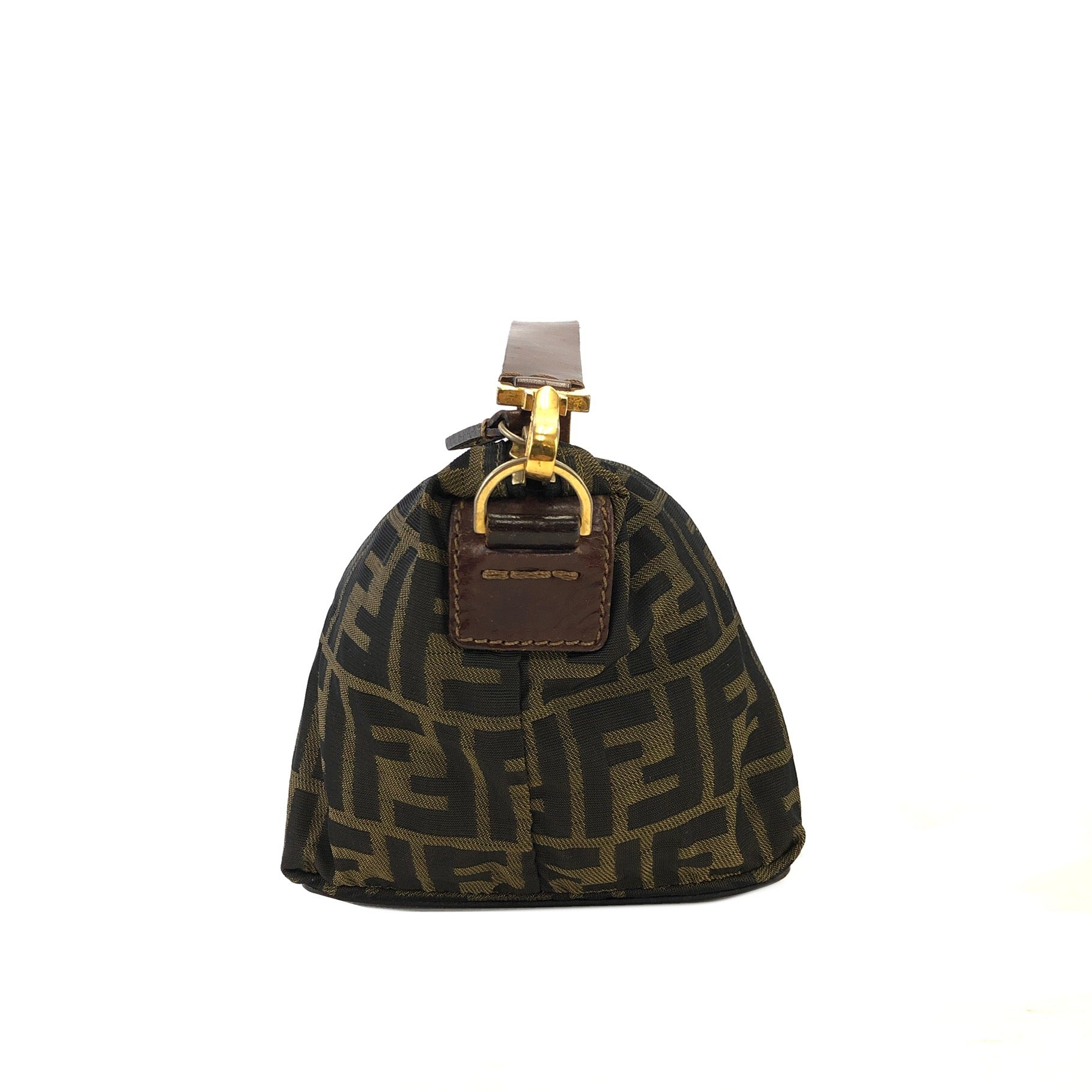 Fendi Mini Zucca Sunshine Shopper Tote w/ Strap - Brown Mini Bags, Handbags  - FEN288244