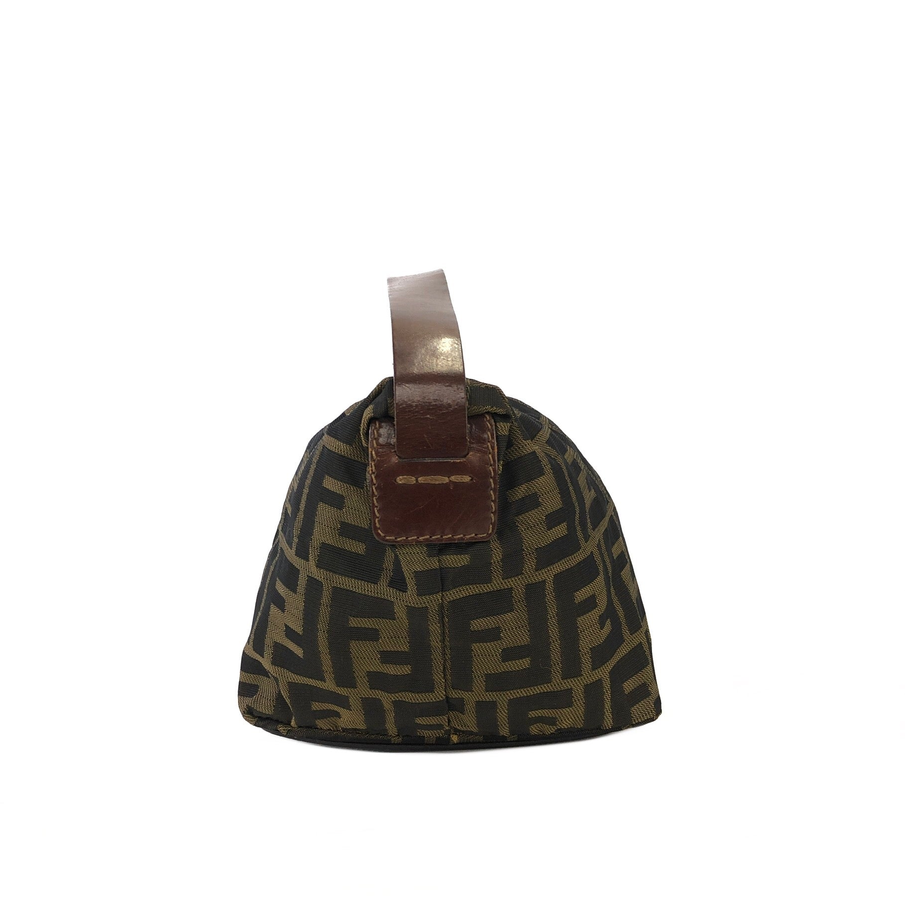 FENDI Zucca Jacquard mini small Shoulder bag Brown Vintage Old vgfz8s –  VintageShop solo