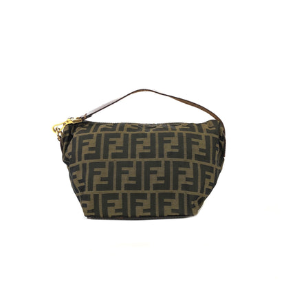 FENDI Zucca Jacquard mini small Shoulder bag Brown Vintage Old vgfz8s