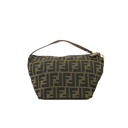 FENDI Zucca Jacquard mini small Shoulder bag Brown Vintage Old vgfz8s