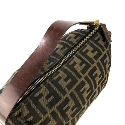 FENDI Zucca Jacquard mini small Shoulder bag Brown Vintage Old vgfz8s