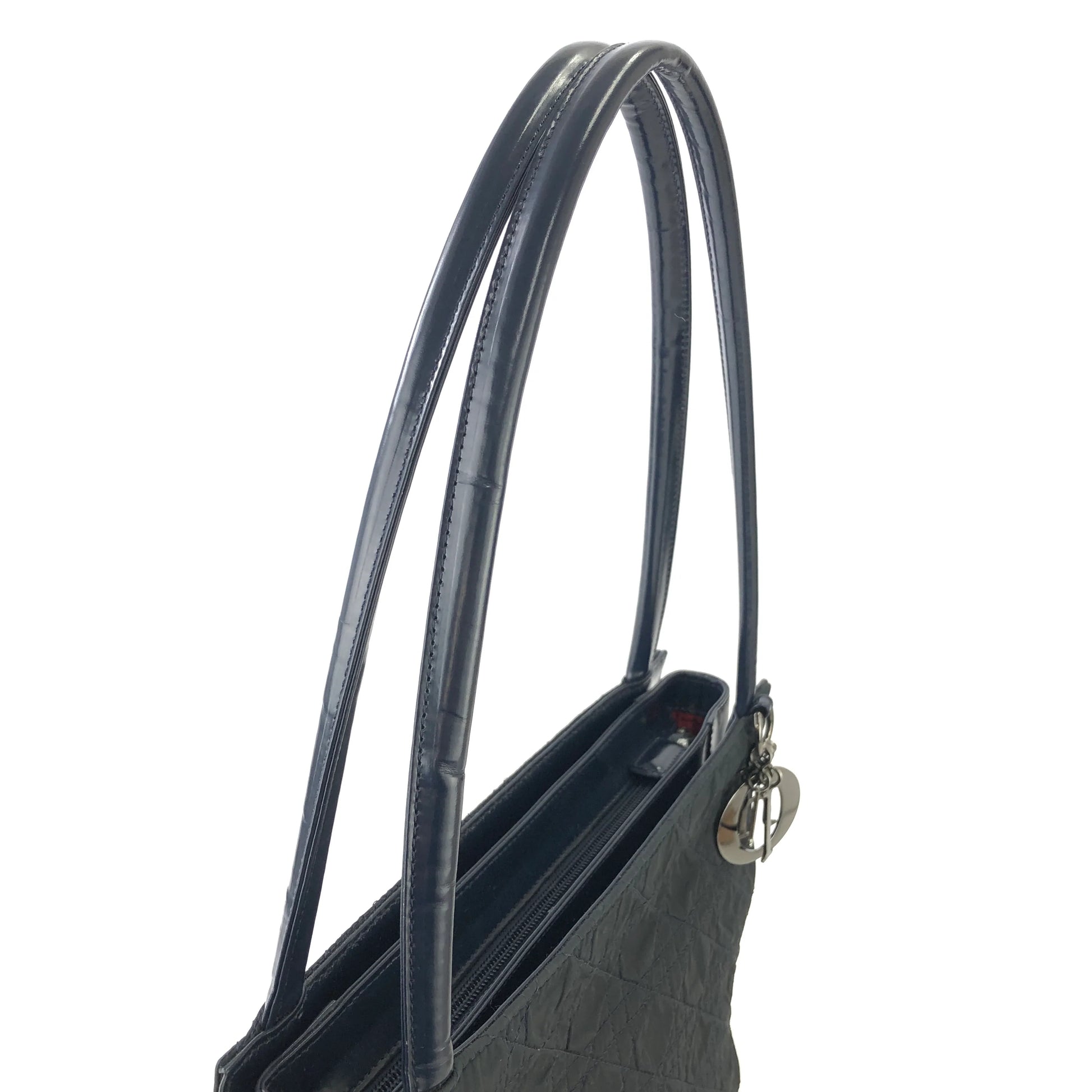 Dior Vintage - Nylon Malice Pearl Shoulder Bag - Black - Leather Handbag -  Luxury High Quality - Avvenice
