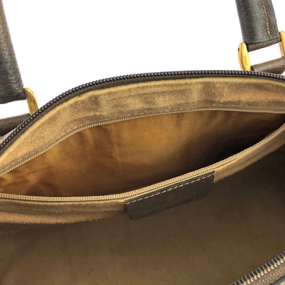 GUCCI sherry line logo GG plus mini Boston handbag beige vintage old Gucci i7zkih