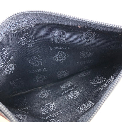 LOEWE Anagram Stripe Mesh Handbag Navy Vintage Old 8wisdp