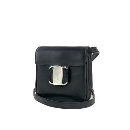 Salvatore Ferragamo Vala 小號單肩包 黑色 復古 舊 xz4mrc
