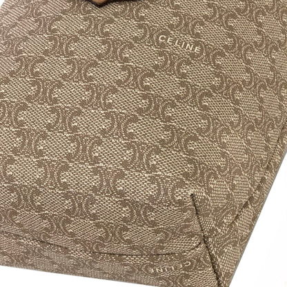 CELINE Macadam 抽繩迷你包 手拿包 米色 復古 舊款 CELINE i8fy24