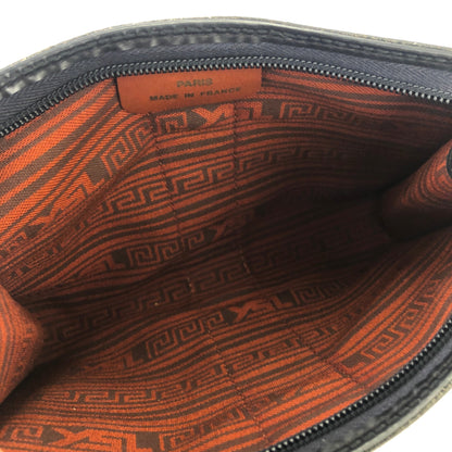 Yves Saint Laurent YSL logo Jacquard Clutch bag Bordeaux Vintage Old cvvp6t