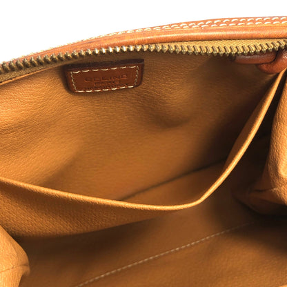 CELINE Macadam Crossbody Shoulder bag Brown Vintage Old CELINE fy362k