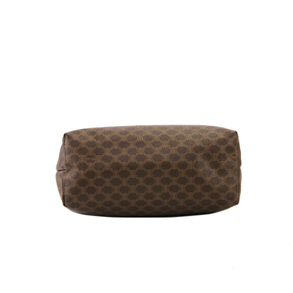 CELINE Macadam Crossbody Shoulder bag Brown Vintage Old CELINE fy362k
