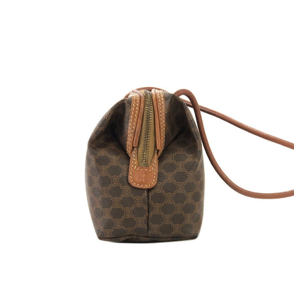 CELINE Macadam Crossbody Shoulder bag Brown Vintage Old CELINE fy362k
