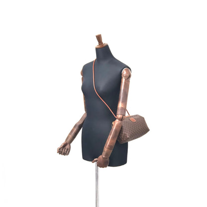 CELINE Macadam Crossbody Shoulder bag Brown Vintage Old CELINE fy362k
