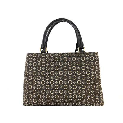 CELINE C Macadam 提花手提包棕色復古舊款 Celine tpdk5w