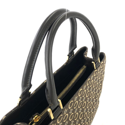 CELINE C Macadam 提花手提包棕色復古舊款 Celine tpdk5w