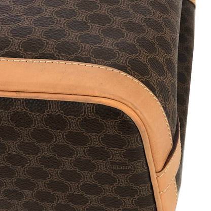 CELINE Macadam Drawstring Shoulderbag Brown Vintage Old CELINE vzg8ta