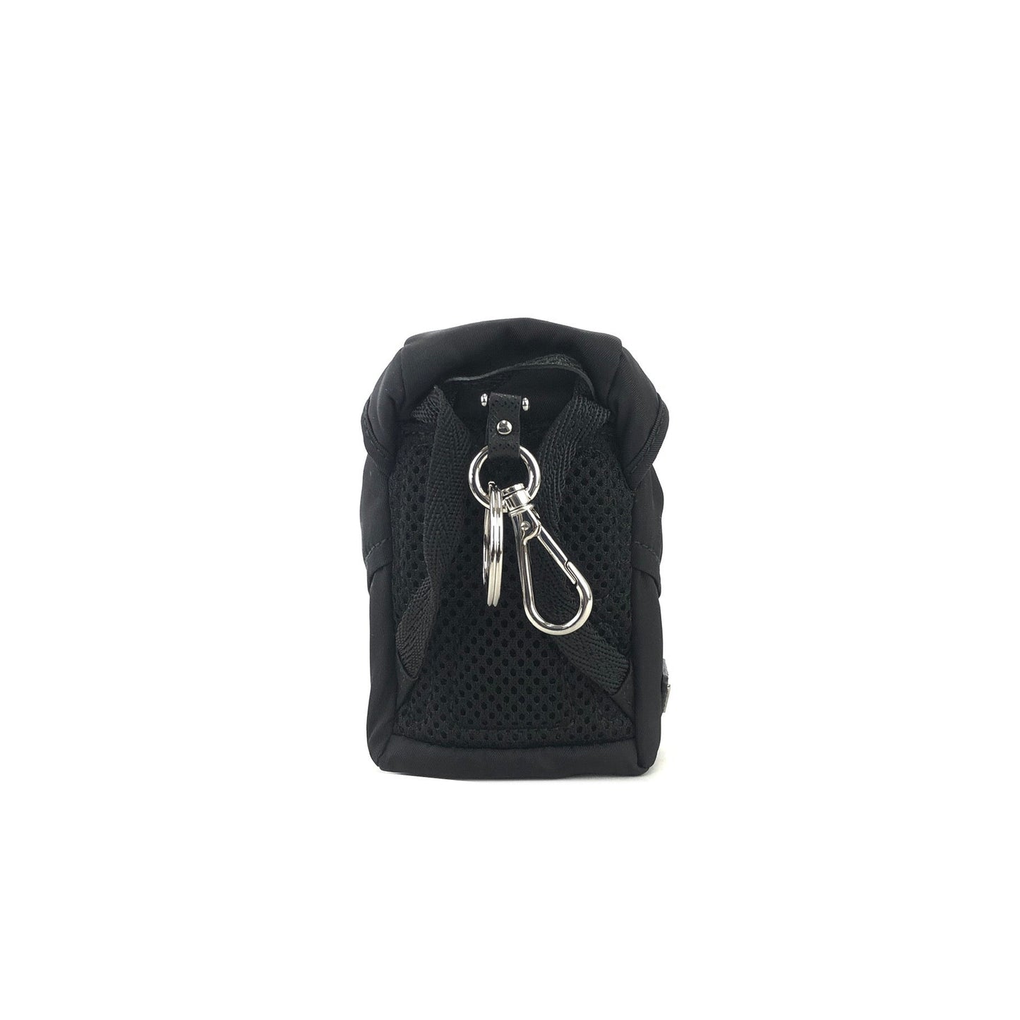 PRADA Triangle logo Backpack type Nylon Keycase Pouch Black 2TT061 Vintage Old gzdwfw