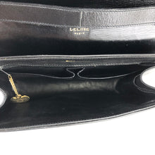 Load image into Gallery viewer, CELINE Horse carriage Crossbody Shoulderbag Black Vintage Old CELINE ghi5sj
